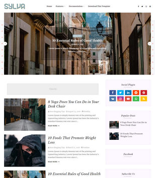 Sylvablogger template