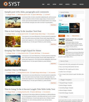 Syst Simpleblogger template