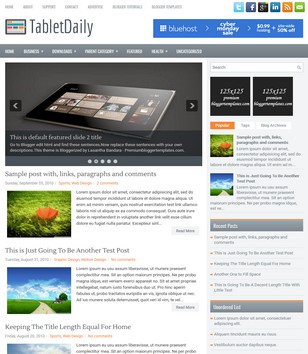 TabletDaily Technologyblogger template