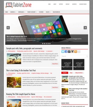 TabletZone Technologyblogger template