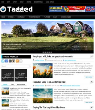 Tagged 2 columnsblogger template