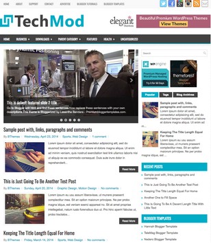 TechMod 2 Columnsblogger template