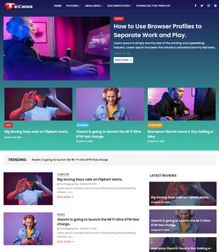Technoblogger template