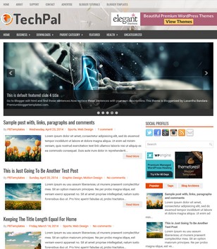 TechPal SEO Readyblogger template