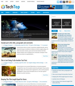 TechTop Technologyblogger template