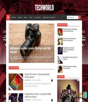TechWorldblogger template