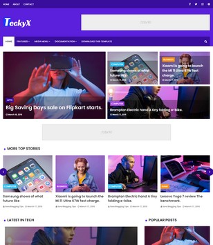 Teckyxblogger template