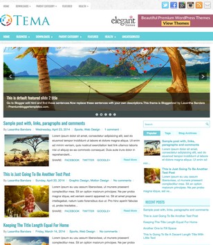 Temablogger template