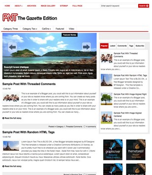 The Gazette Editionblogger template
