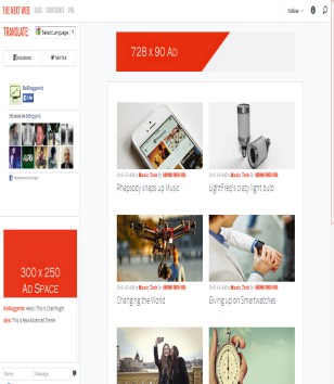 The Next Web Responsiveblogger template