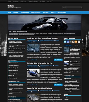 TheCarsblogger template