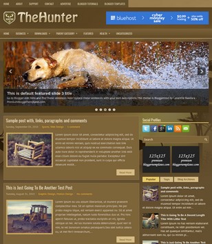 TheHunter 2 Columnsblogger template