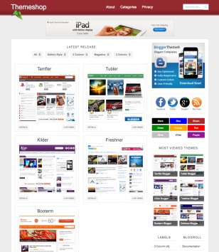 Themeshopblogger template