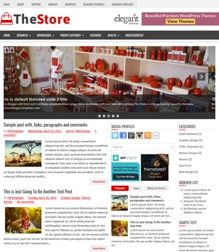 TheStore 3 Columnsblogger template