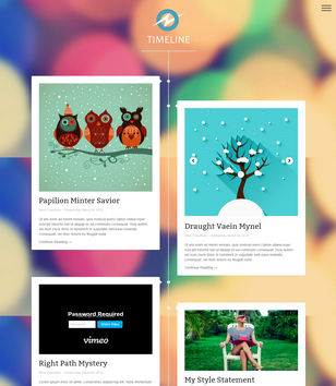 TimeLine Responsiveblogger template