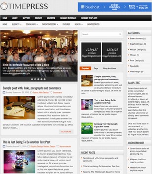 TimePress 3 Columnsblogger template