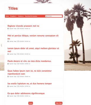 Titlesblogger template