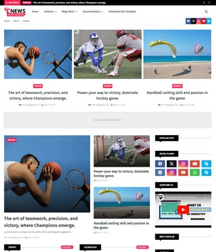 TNewsblogger template