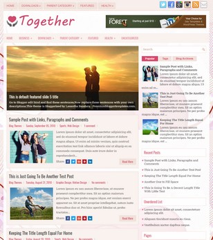 Togetherblogger template