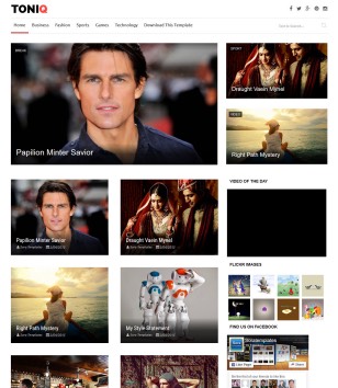 Toniq Responsiveblogger template
