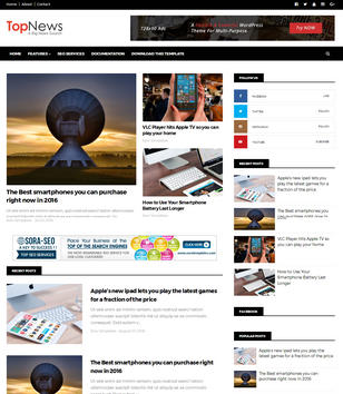 Top News Responsiveblogger template