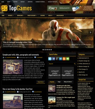 TopGames Animeblogger template