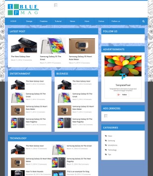 TP Blue Mag Responsiveblogger template