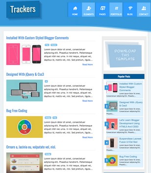 Trackers Mag Responsiveblogger template
