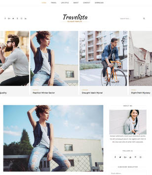 Travelista Tourblogger template