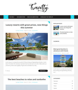 Traveltyblogger template