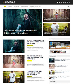 TrendNewsLogblogger template