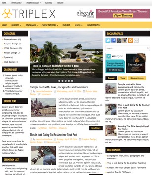 Triplexblogger template