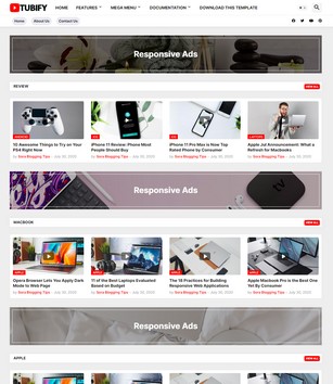 Tubifyblogger template