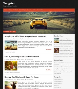 Tungsten Responsiveblogger template
