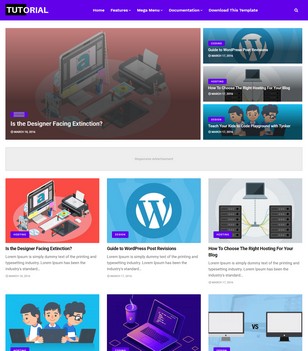 Tutorialblogger template