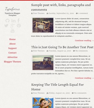 Typefocus Responsiveblogger template