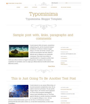 Typominimablogger template