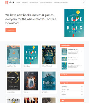 uBookblogger template