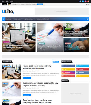 UltraLiteblogger template
