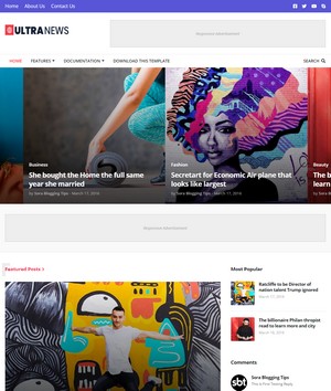 UltraNewsblogger template