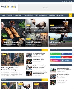 Urban Magblogger template