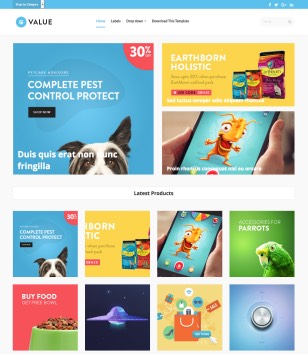 Value eCommerceblogger template