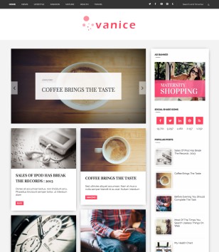Vanice Modernblogger template
