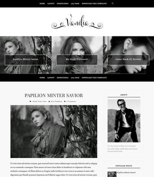 Vanilia Responsiveblogger template