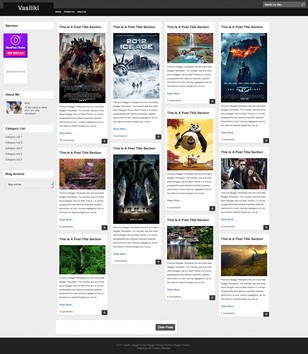 Vasilikiblogger template