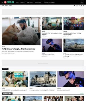 VibeBlogblogger template