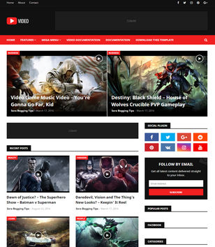 Videoblogger template