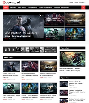 Video Downloadblogger template