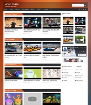 Video Portalblogger template