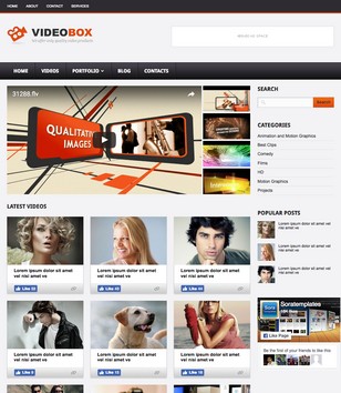 VideoBox Elegantblogger template